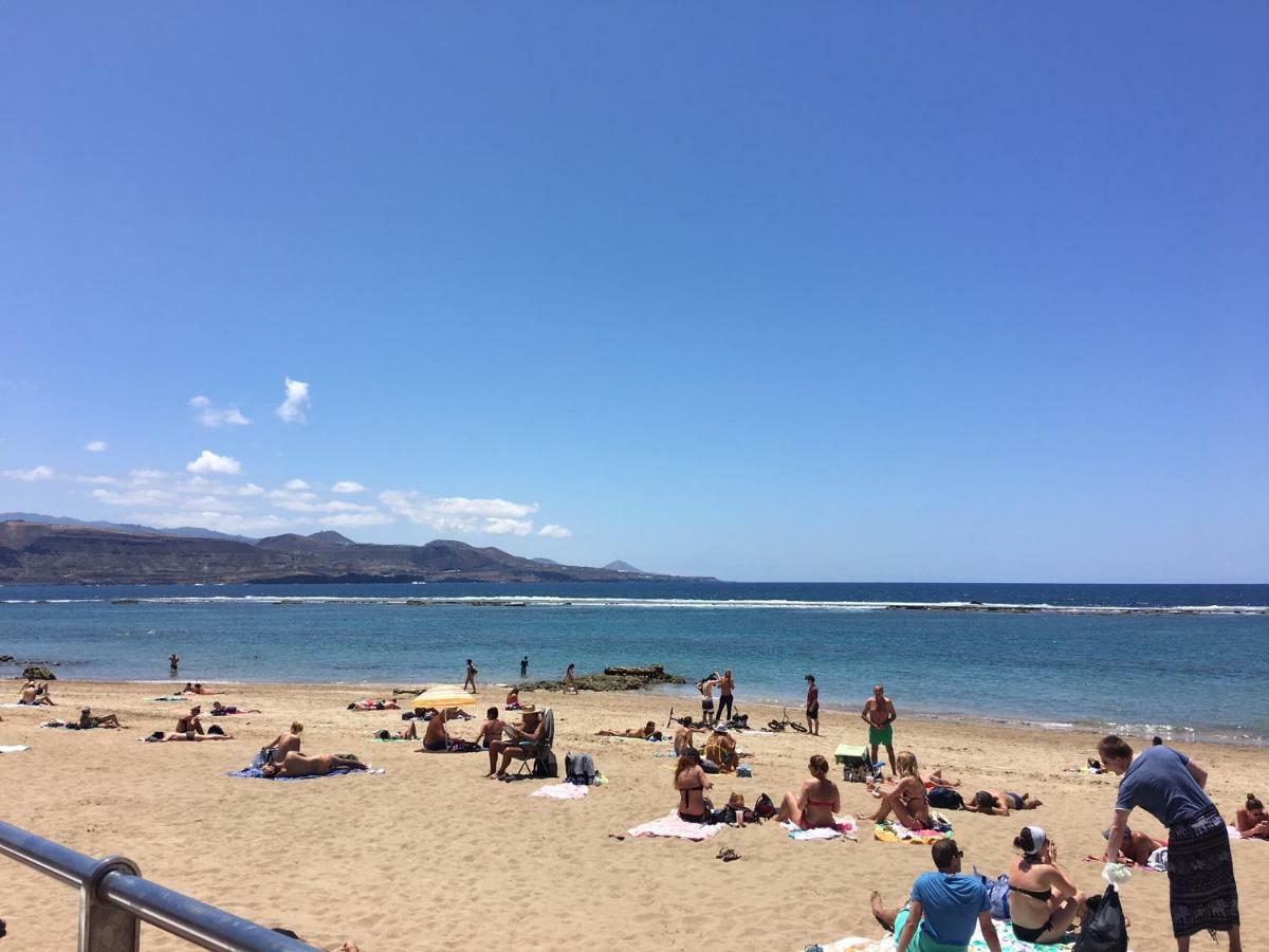 Apartamento Primera Linea Playa De Las Canteras ลาสปัลมาส เด กรานคานาเรีย ภายนอก รูปภาพ